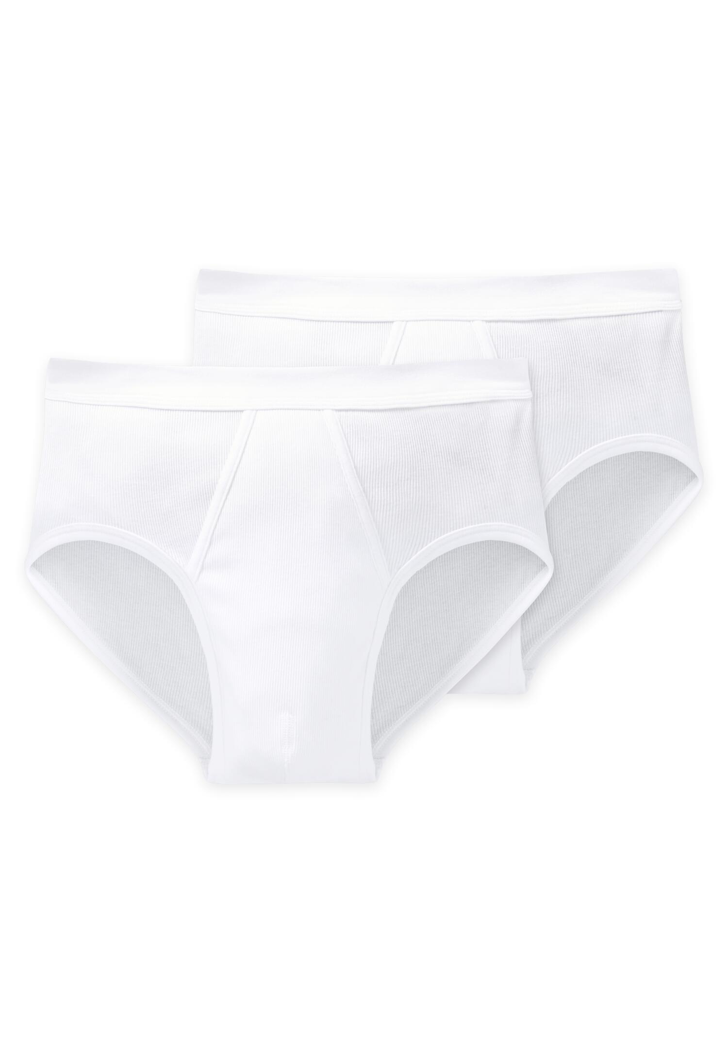 SCHIESSER - 2PACK Sportslip weiss - Gr. - 7 von SCHIESSER