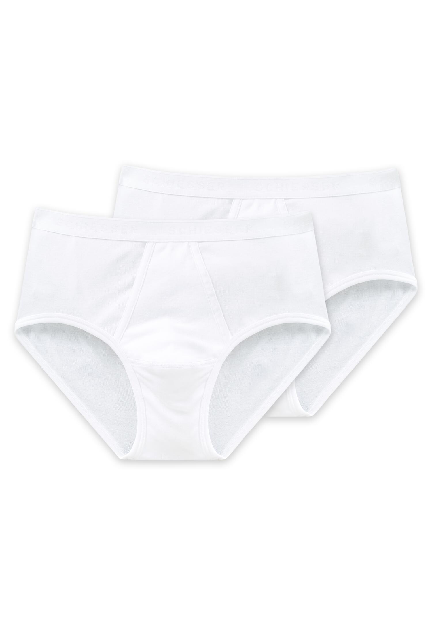 SCHIESSER - 2PACK Sportslip weiss - Gr. - 9 von SCHIESSER