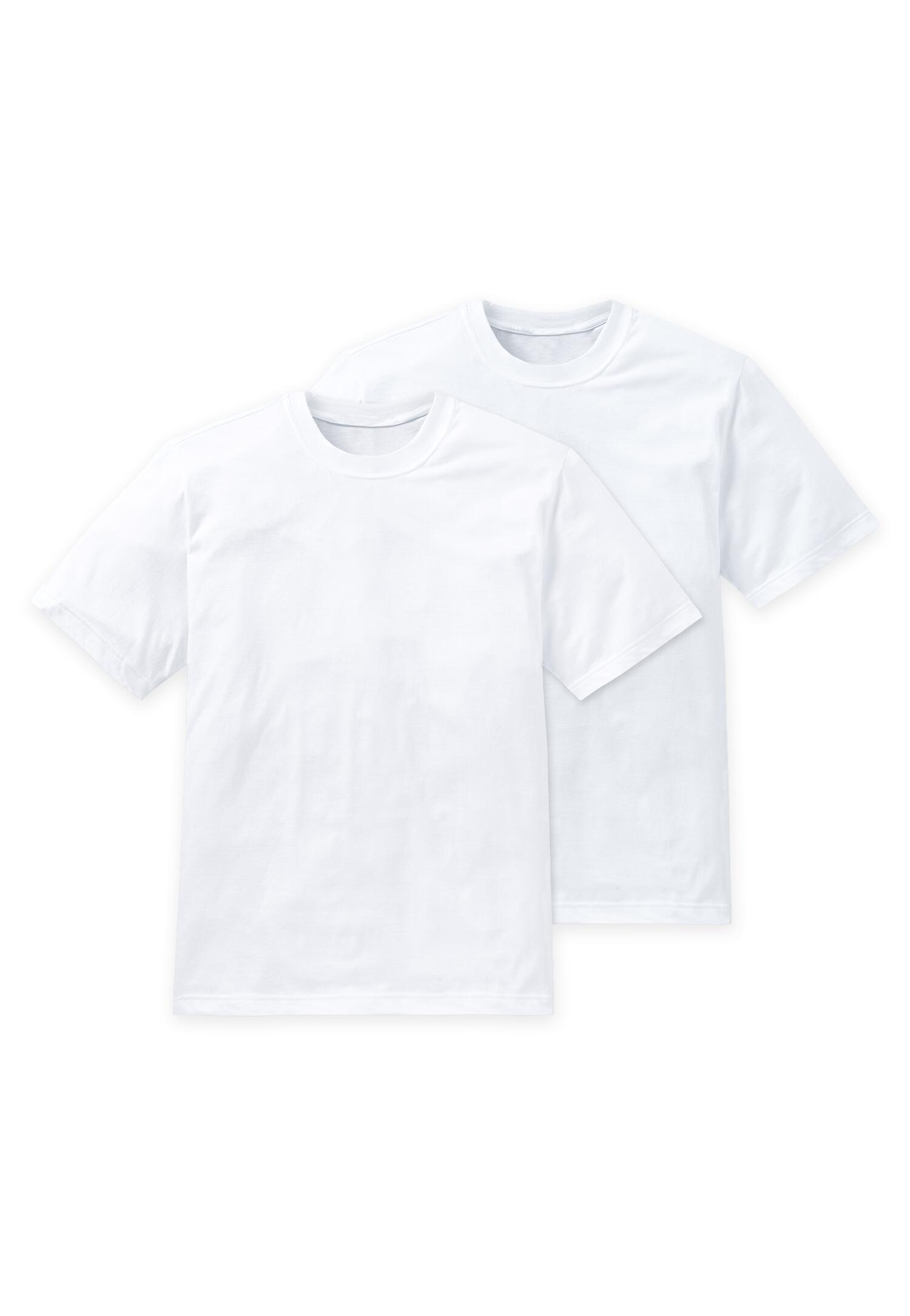 SCHIESSER - 2PACK T-shirt weiss - Gr. - S von SCHIESSER