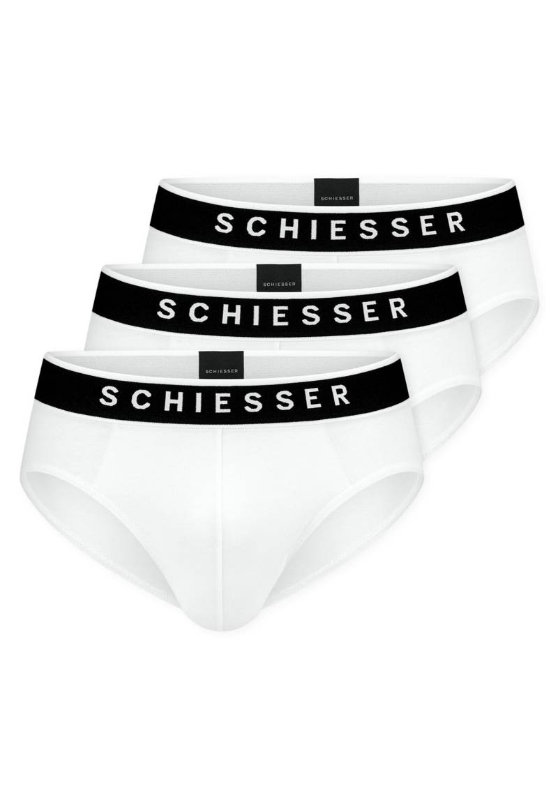 SCHIESSER - 3PACK Rio-Slip weiss - Gr. - 8 von SCHIESSER