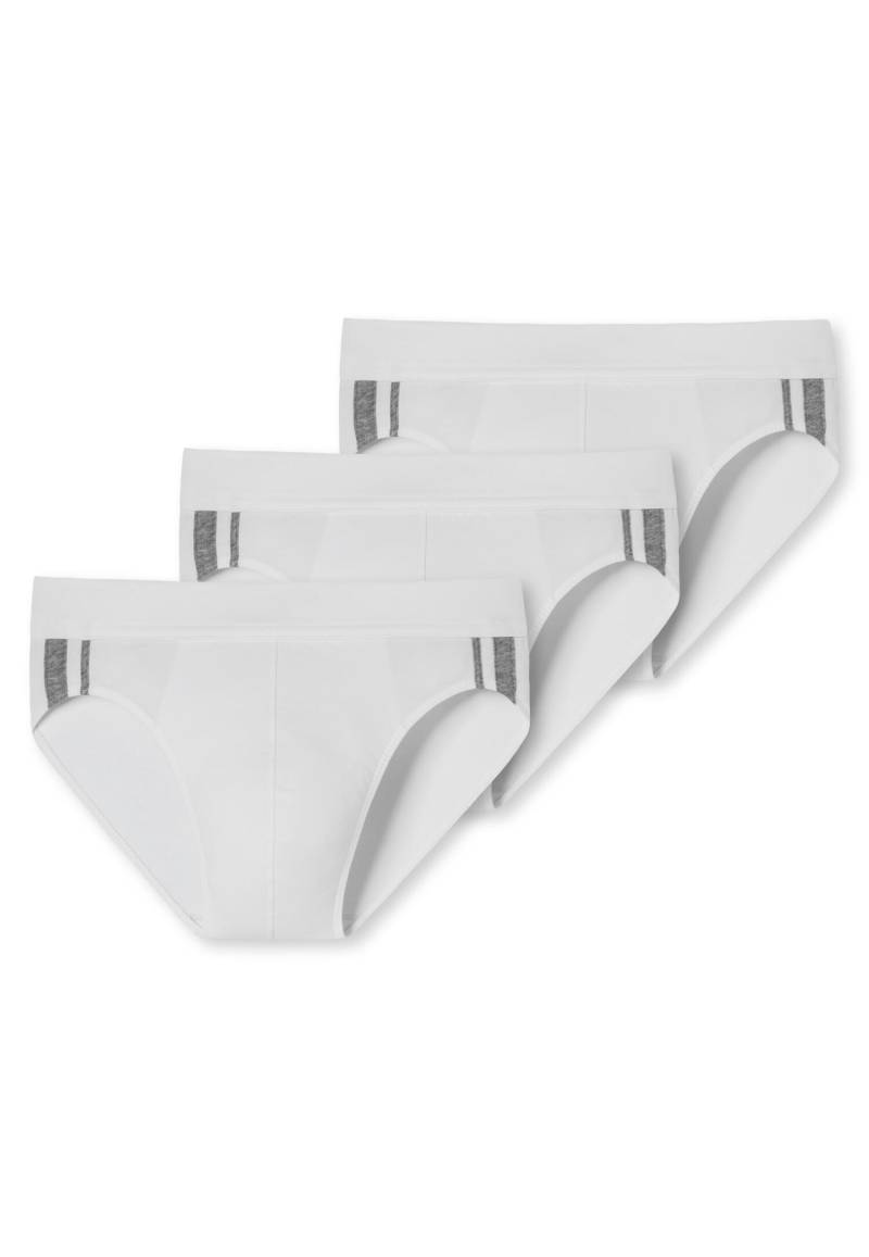 SCHIESSER - 3PACK Rio-Slip weiss - Gr. - 8 von SCHIESSER