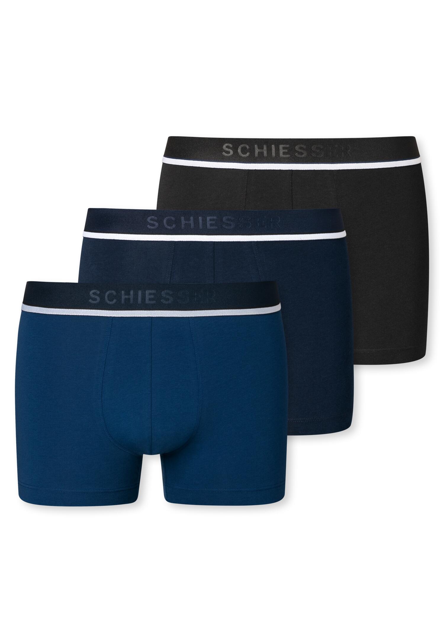 SCHIESSER - 3PACK Shorts sortiert 2 - Gr. - 7 von SCHIESSER