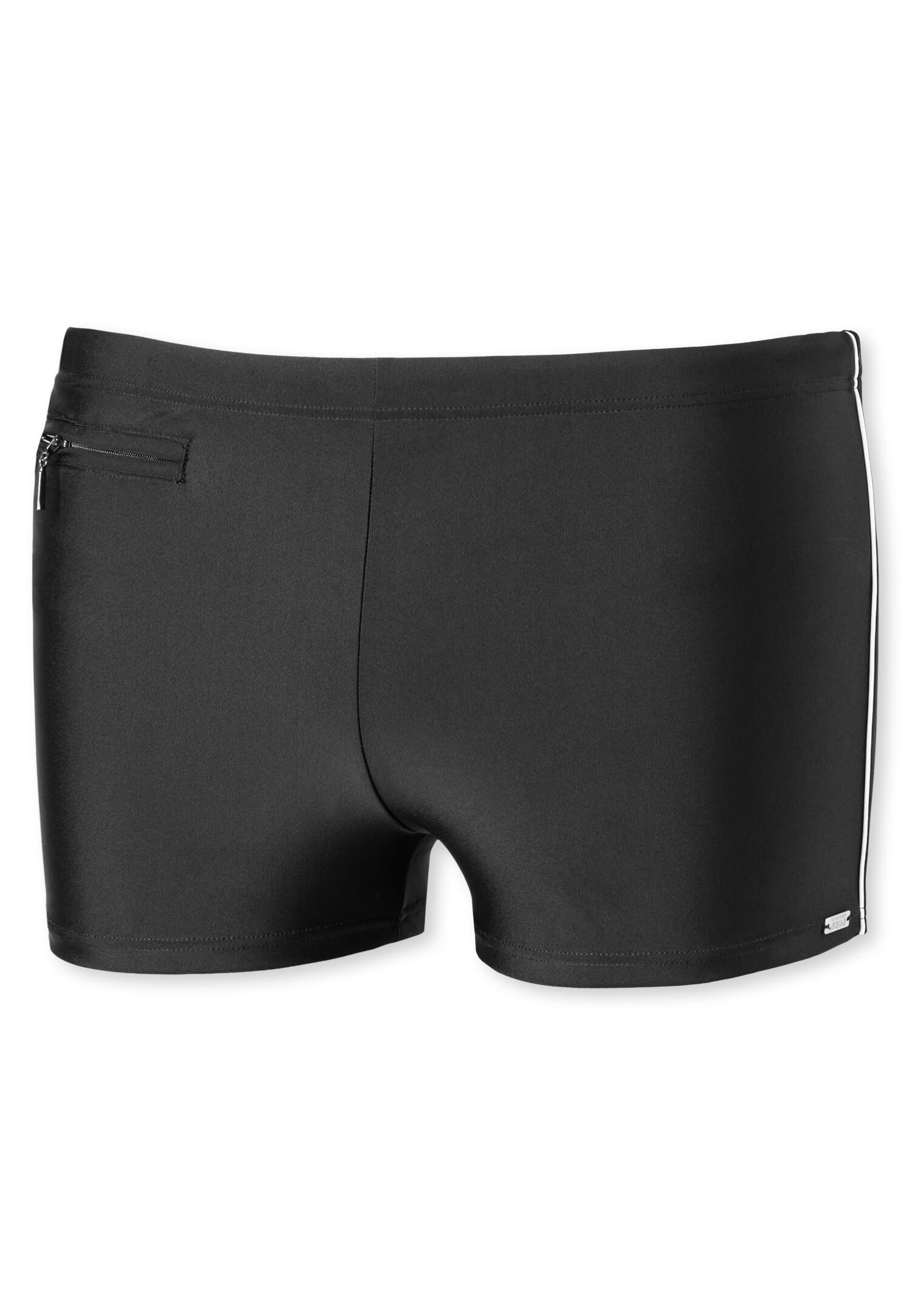 SCHIESSER - Badehose Komfort mit Bein schwarz - Gr. - 7 von SCHIESSER