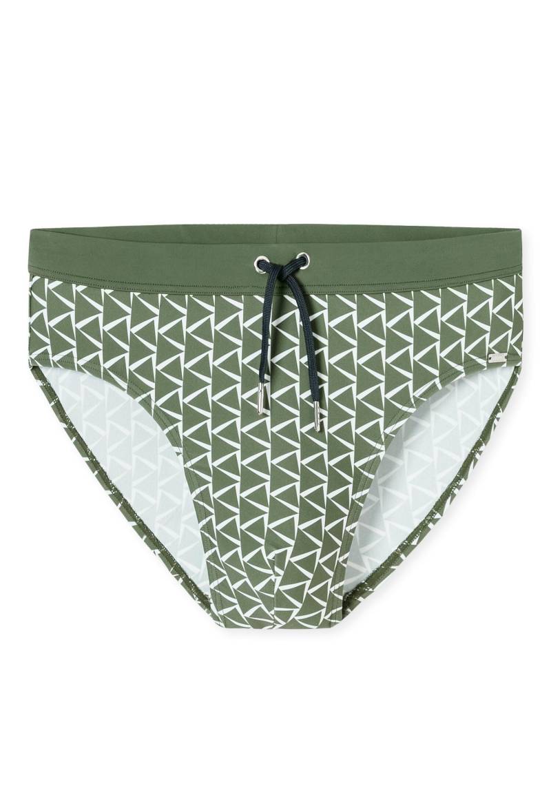 SCHIESSER - Badehose Slip Komfort khaki - Gr. - 6 von SCHIESSER