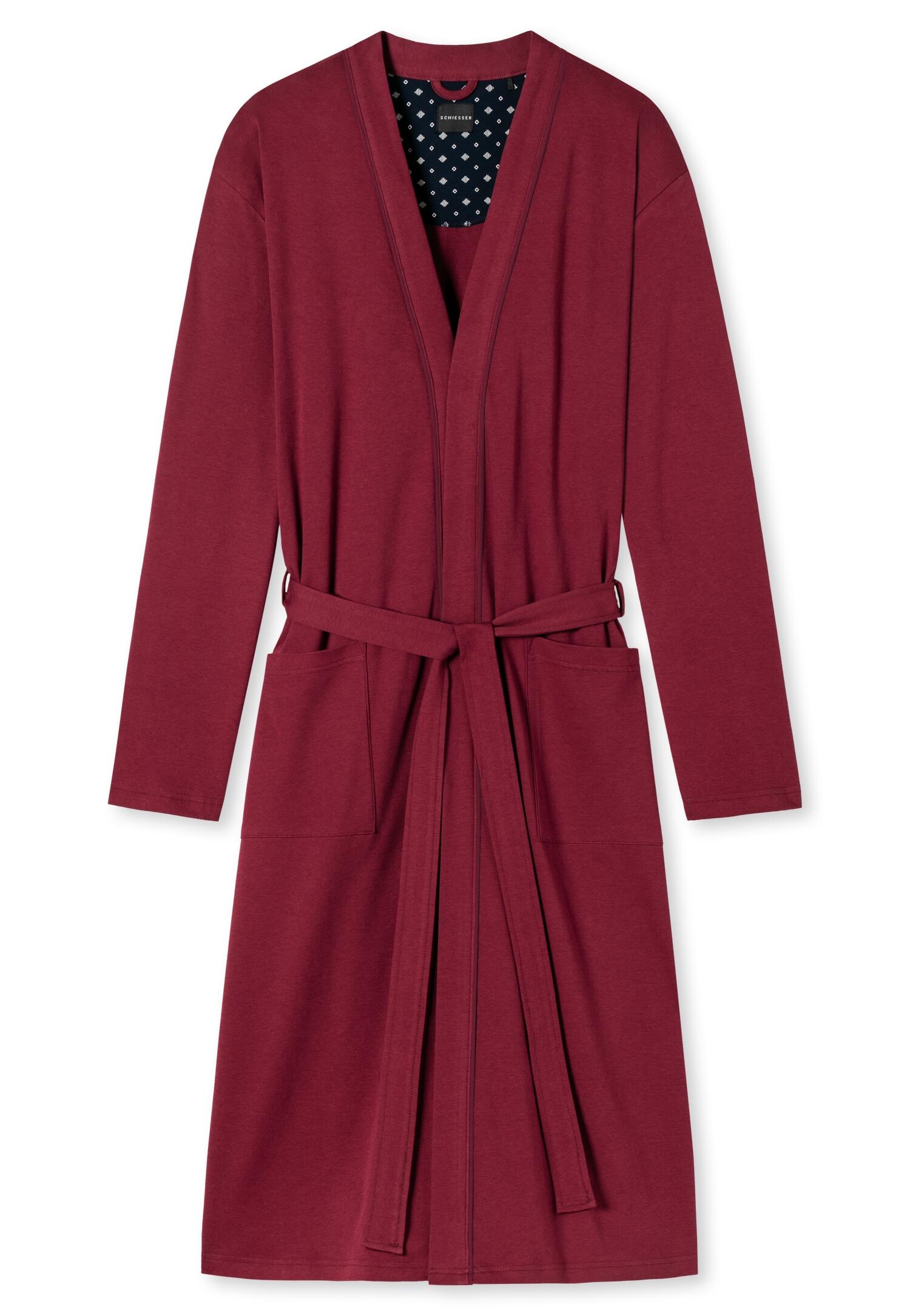 SCHIESSER - Bademantel bordeaux - Gr. - XL von SCHIESSER