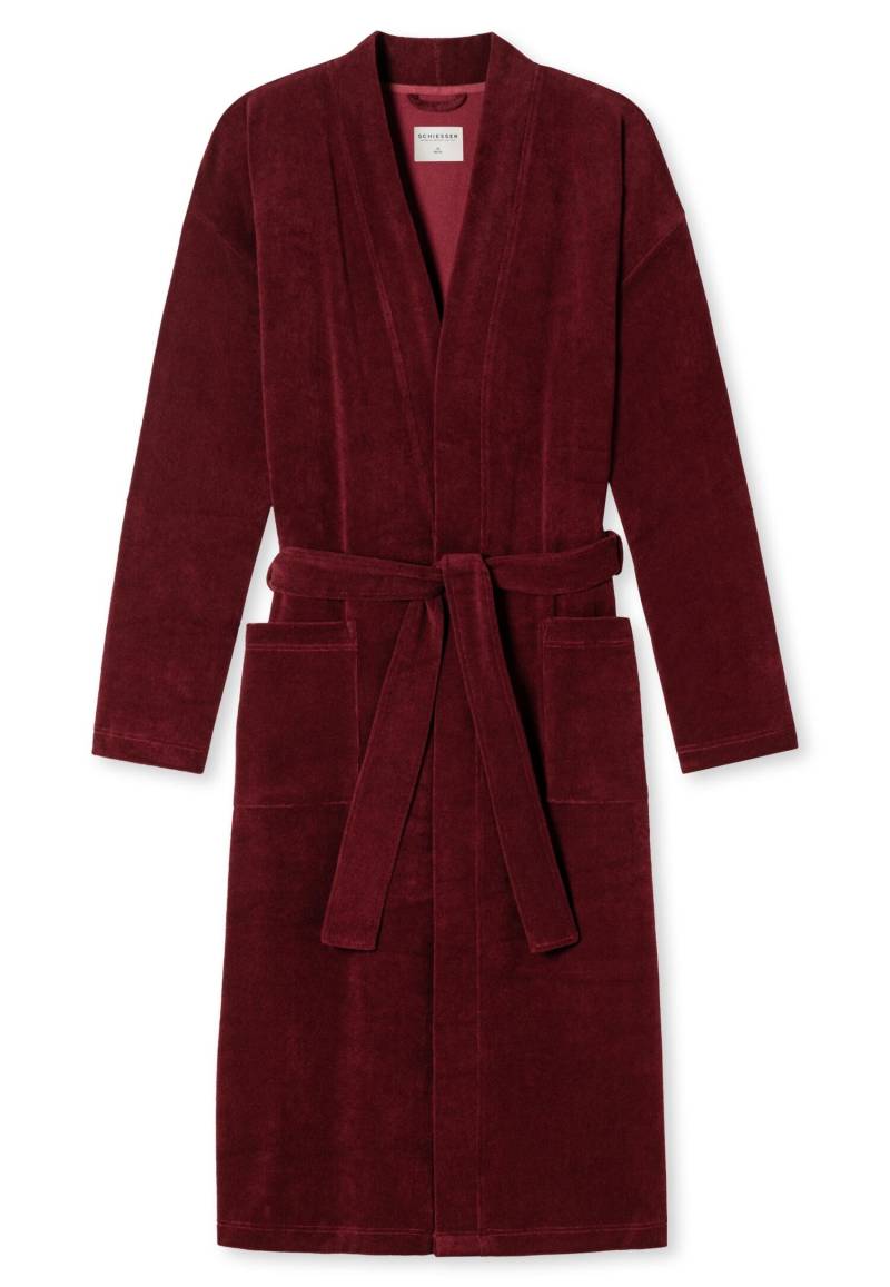 SCHIESSER - Bademantel bordeaux - Gr. - XL von SCHIESSER