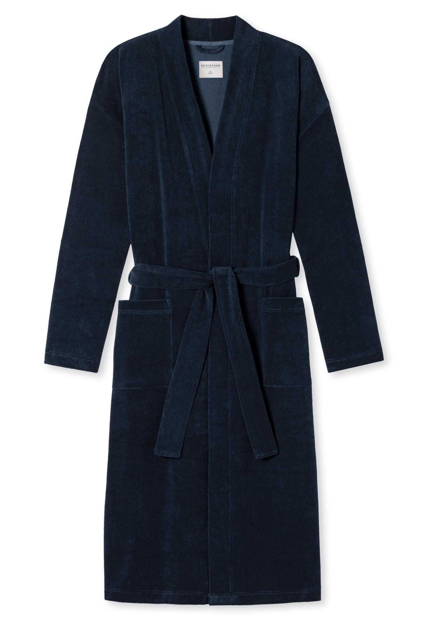 SCHIESSER - Bademantel dunkelblau - Gr. - XL von SCHIESSER