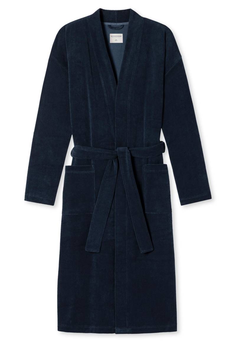 SCHIESSER - Bademantel dunkelblau - Gr. - XL von SCHIESSER