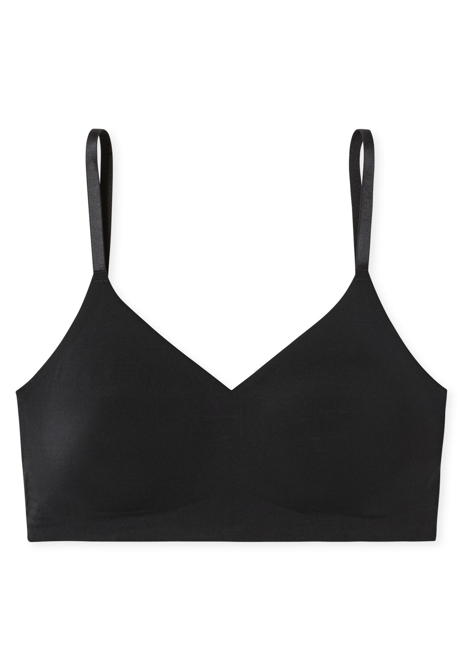 SCHIESSER - Bustier mit Pads schwarz - Gr. - 40 von SCHIESSER