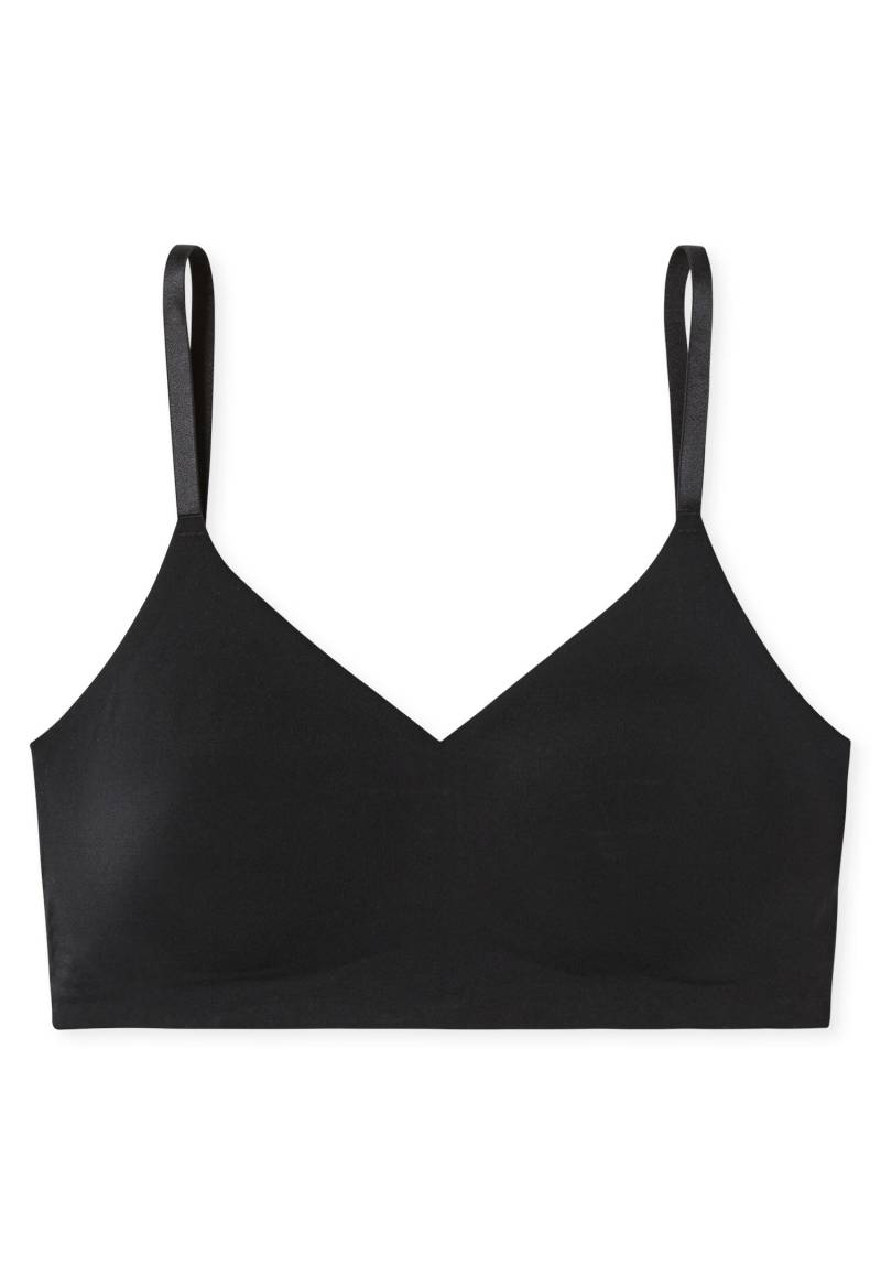SCHIESSER - Bustier mit Pads schwarz - Gr. - 40 von SCHIESSER