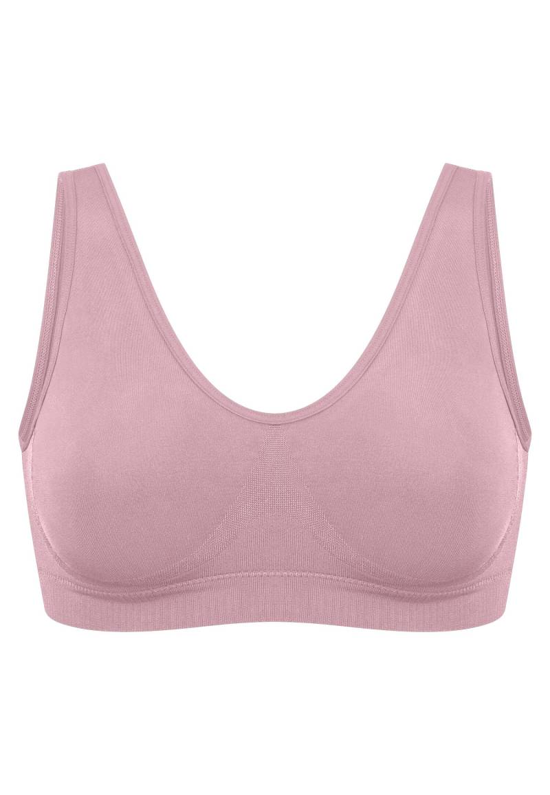 SCHIESSER - Bustier mit herausn. Pads rosenholz - Gr. - S von SCHIESSER