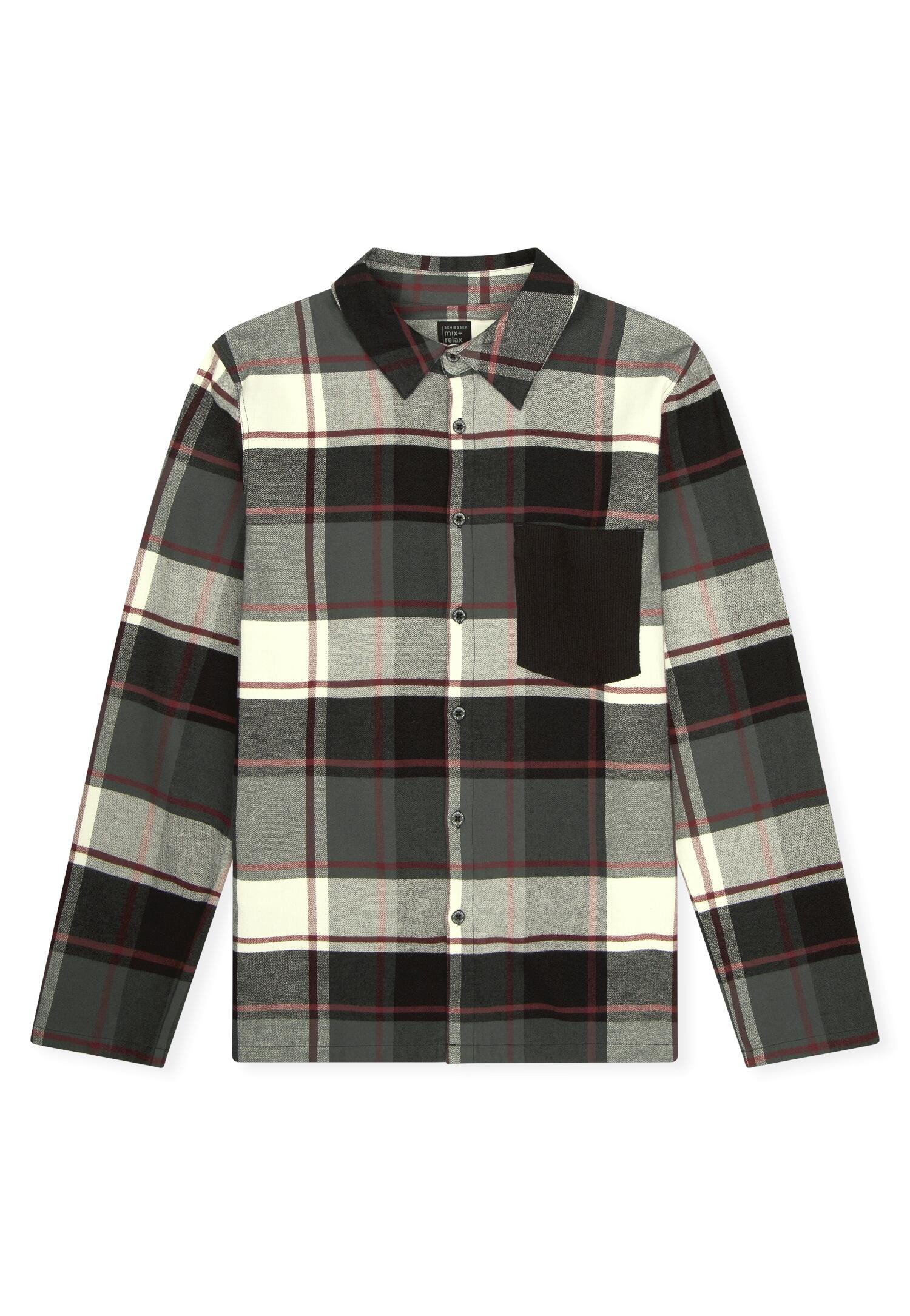 SCHIESSER - Hemd langarm multicolor 1 - Gr. - 50 von SCHIESSER