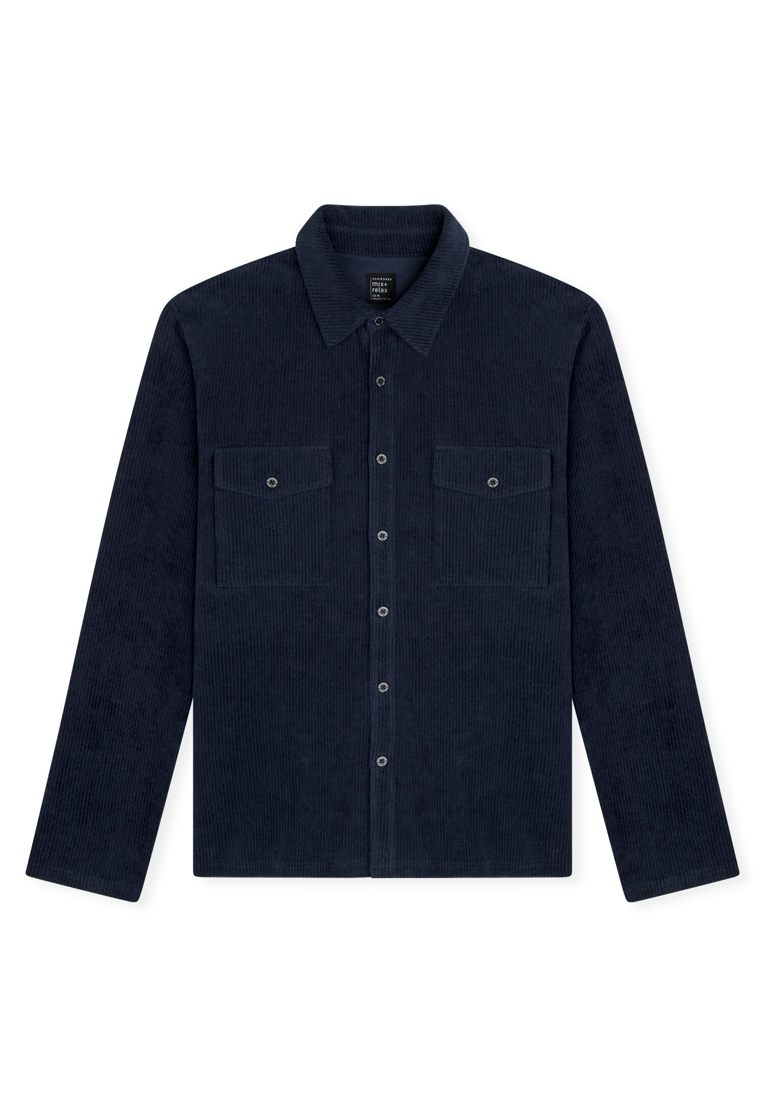 SCHIESSER - Hemd langarm nachtblau - Gr. - 54 von SCHIESSER