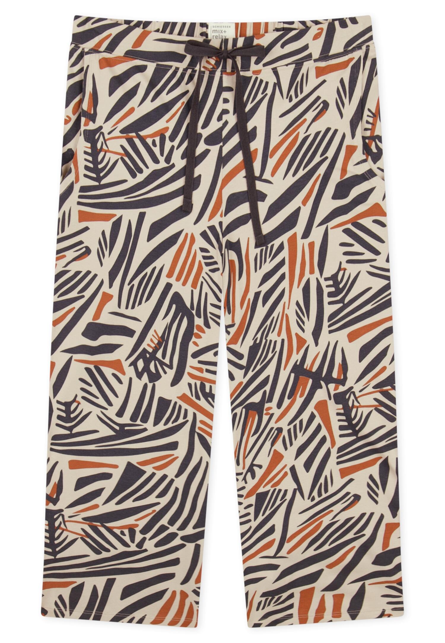 SCHIESSER - Hose 3/4 grau-jaspe - Gr. - 48 von SCHIESSER