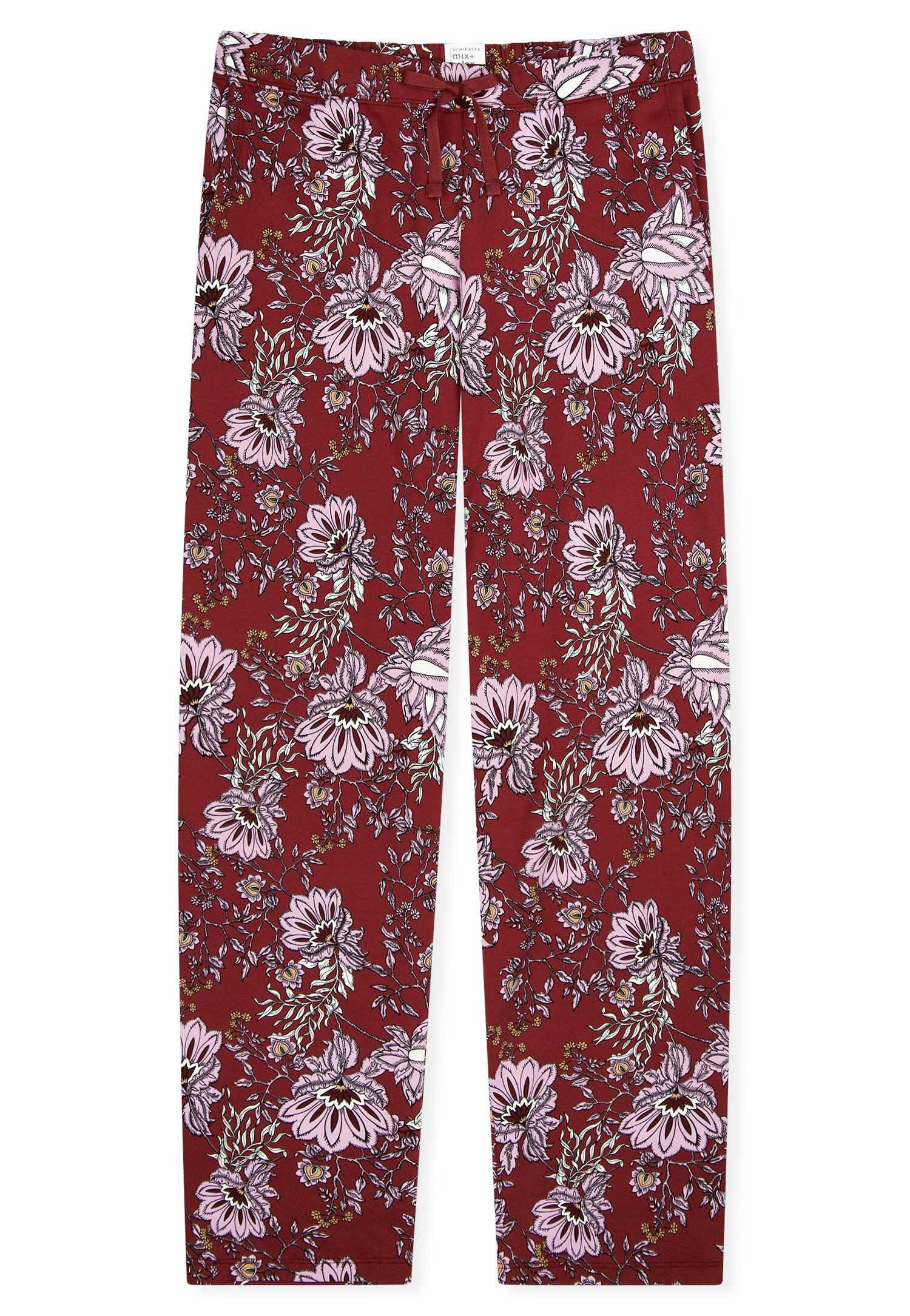 SCHIESSER - Hose lang dunkelrot - Gr. - 40 von SCHIESSER