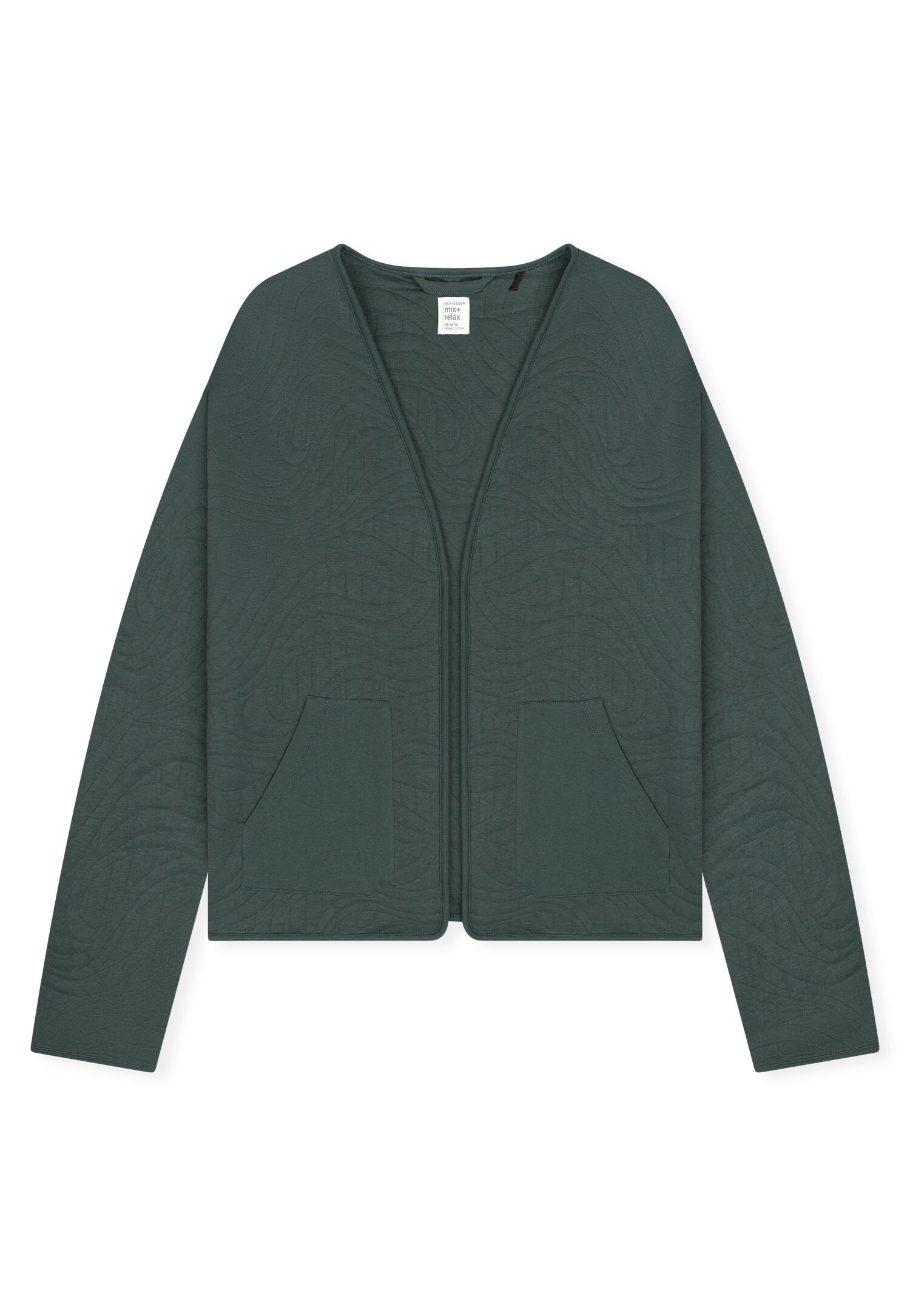 SCHIESSER - Jacke dunkelgrün von SCHIESSER