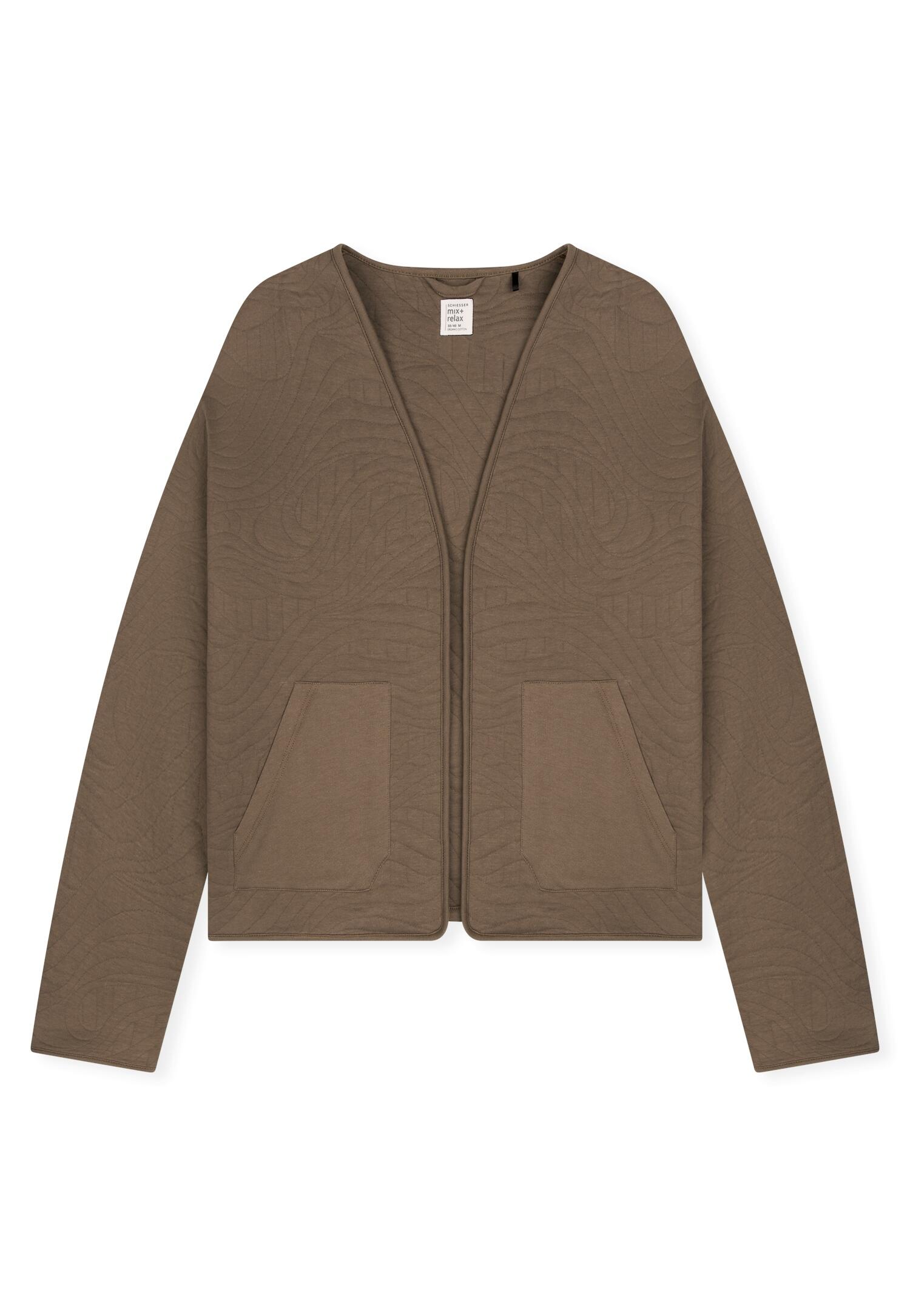 SCHIESSER - Jacke nougat - Gr. - 34/36 von SCHIESSER