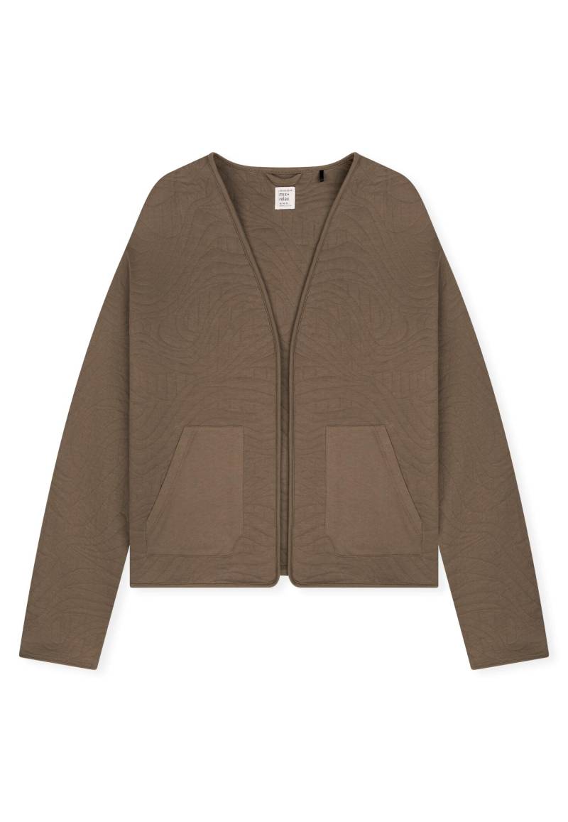 SCHIESSER - Jacke nougat - Gr. - 34/36 von SCHIESSER