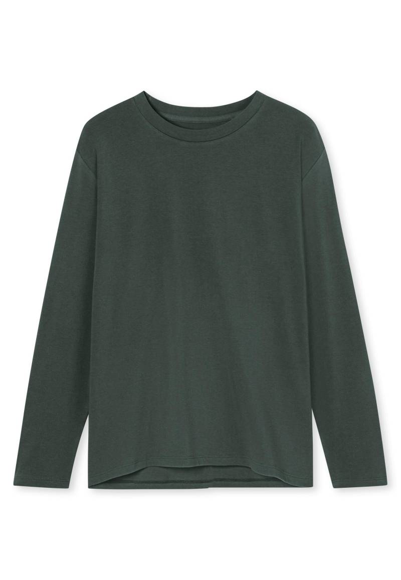 SCHIESSER - Langarmshirt dunkelgrün - Gr. - 36 von SCHIESSER