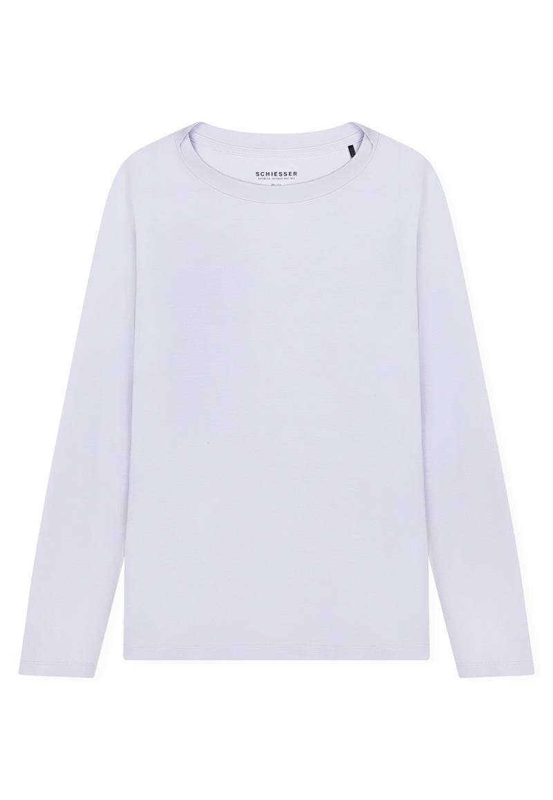 SCHIESSER - Langarmshirt veilchen - Gr. - 48 von SCHIESSER
