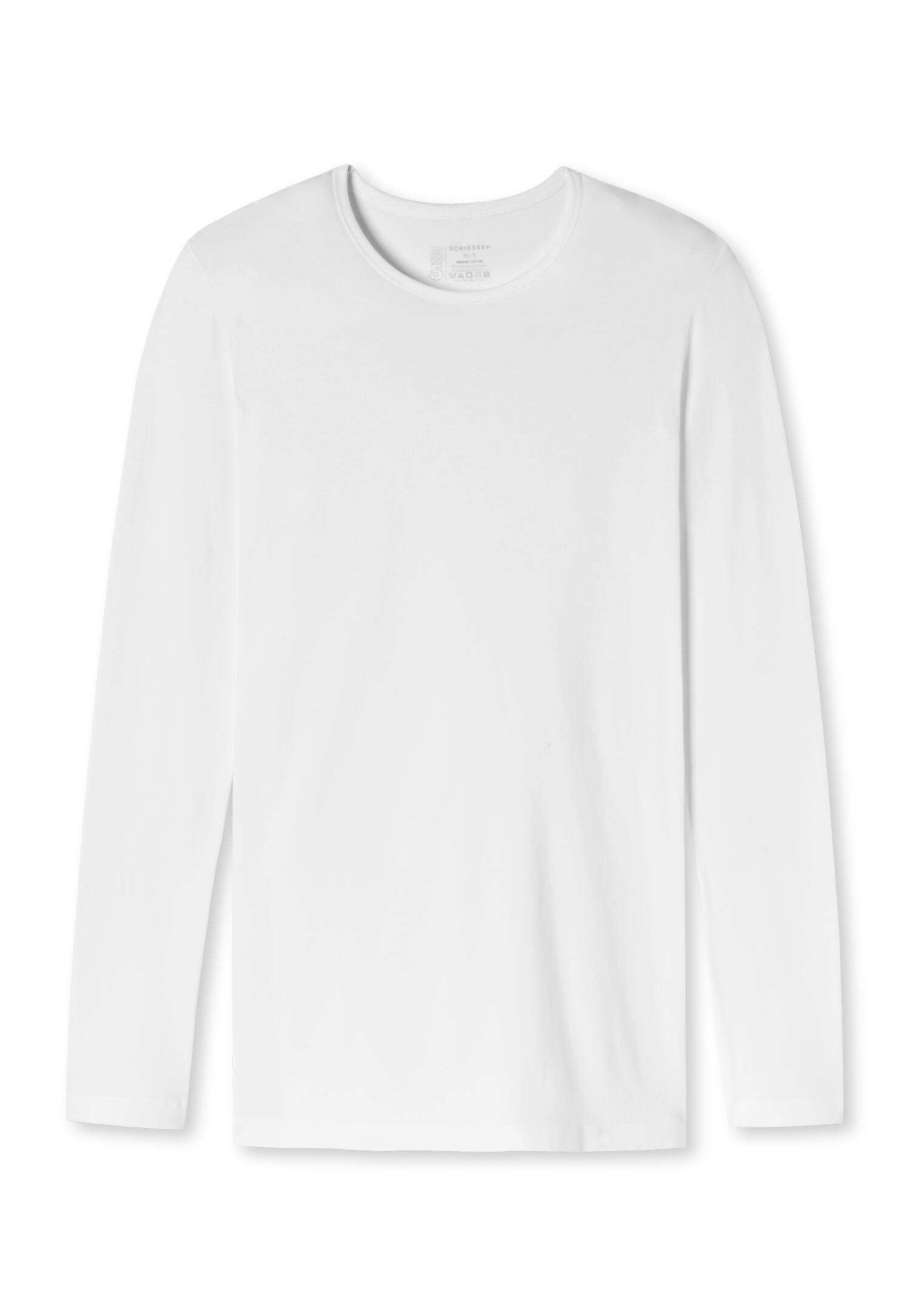 SCHIESSER - Langarmshirt weiss - Gr. - 5 von SCHIESSER