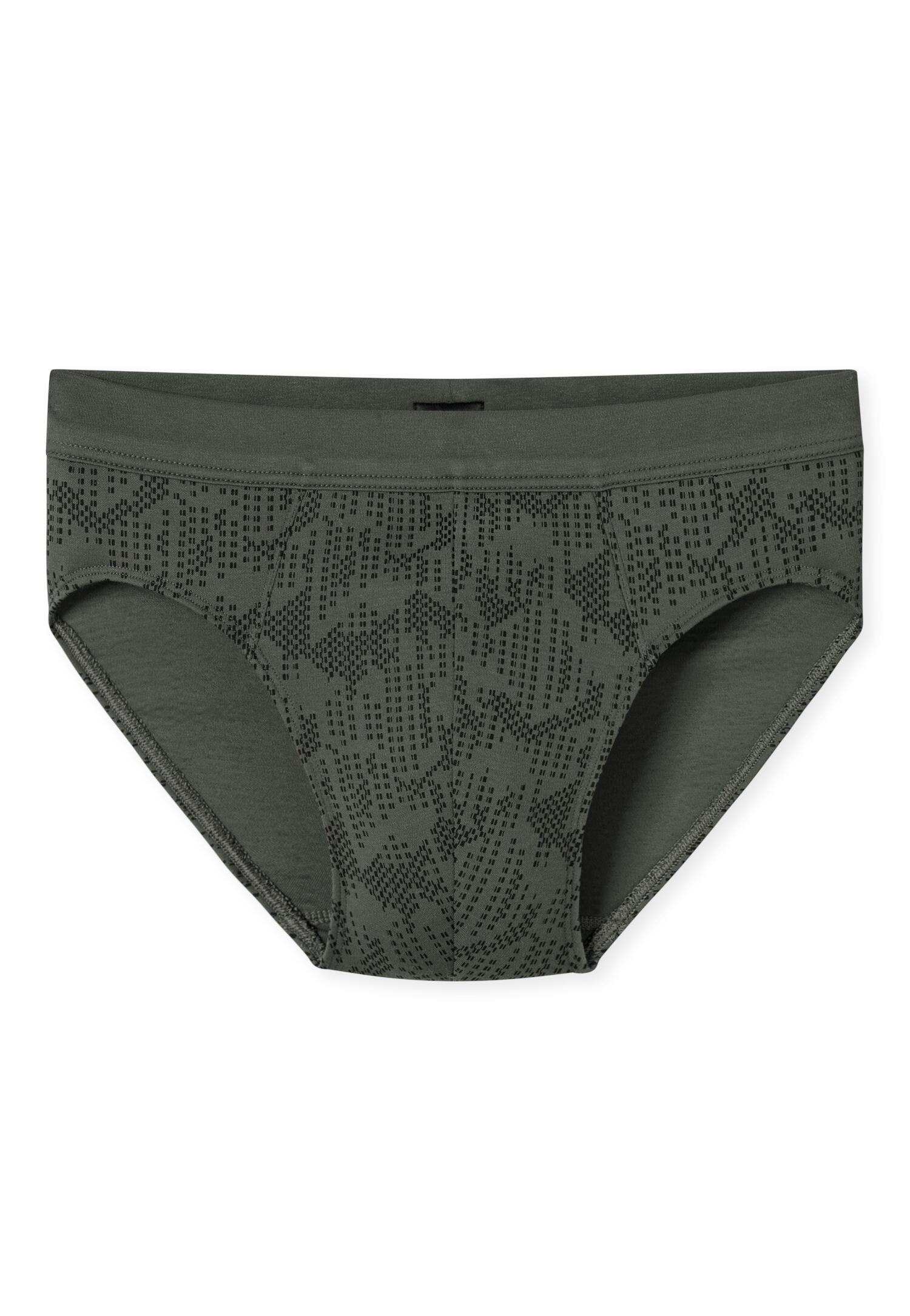 SCHIESSER - Minislip dunkelgrün - Gr. - 7 von SCHIESSER