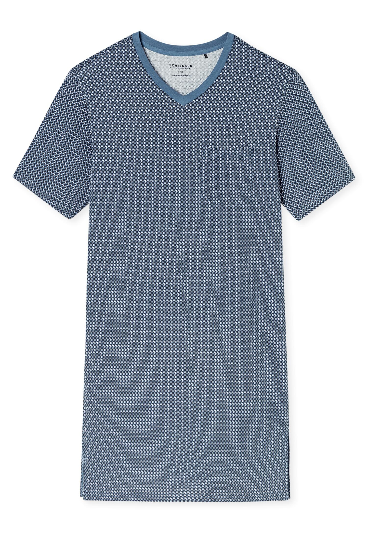 SCHIESSER - Nachthemd kurz graphit - Gr. - 62 von SCHIESSER