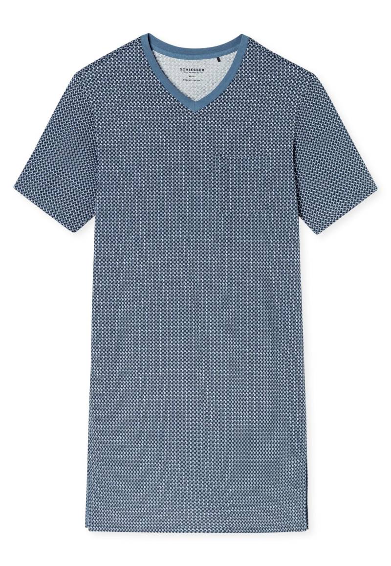 SCHIESSER - Nachthemd kurz graphit - Gr. - 62 von SCHIESSER