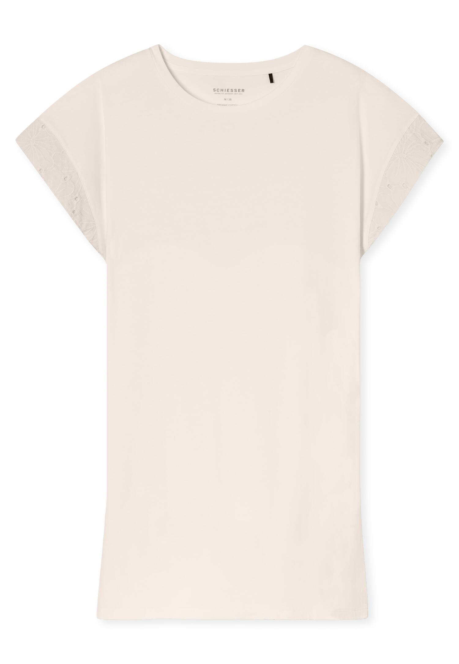SCHIESSER - Nachthemd kz. 90cm off-white - Gr. - 46 von SCHIESSER
