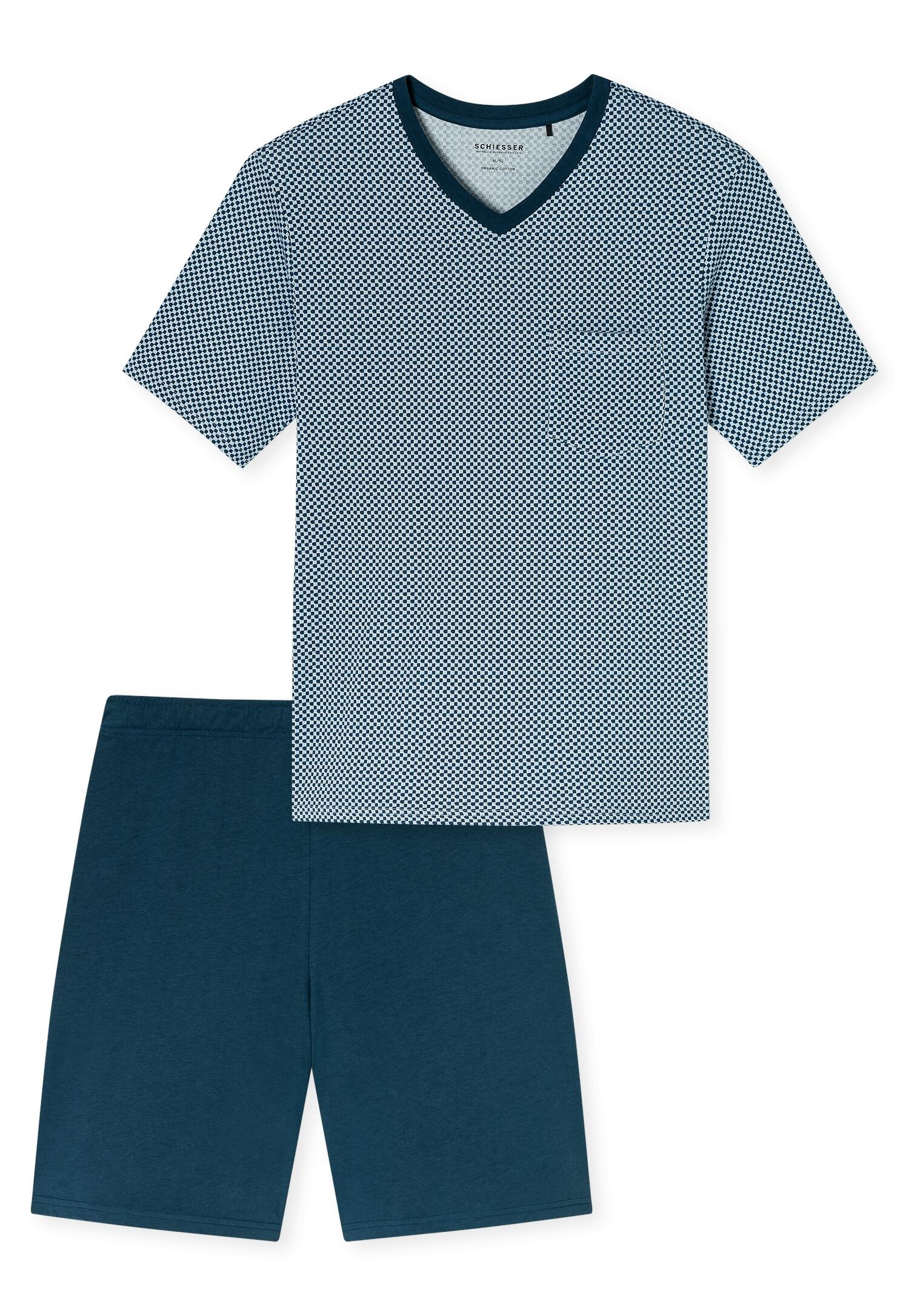 SCHIESSER - Schlafanzug kurz - Gr. - 52 von SCHIESSER