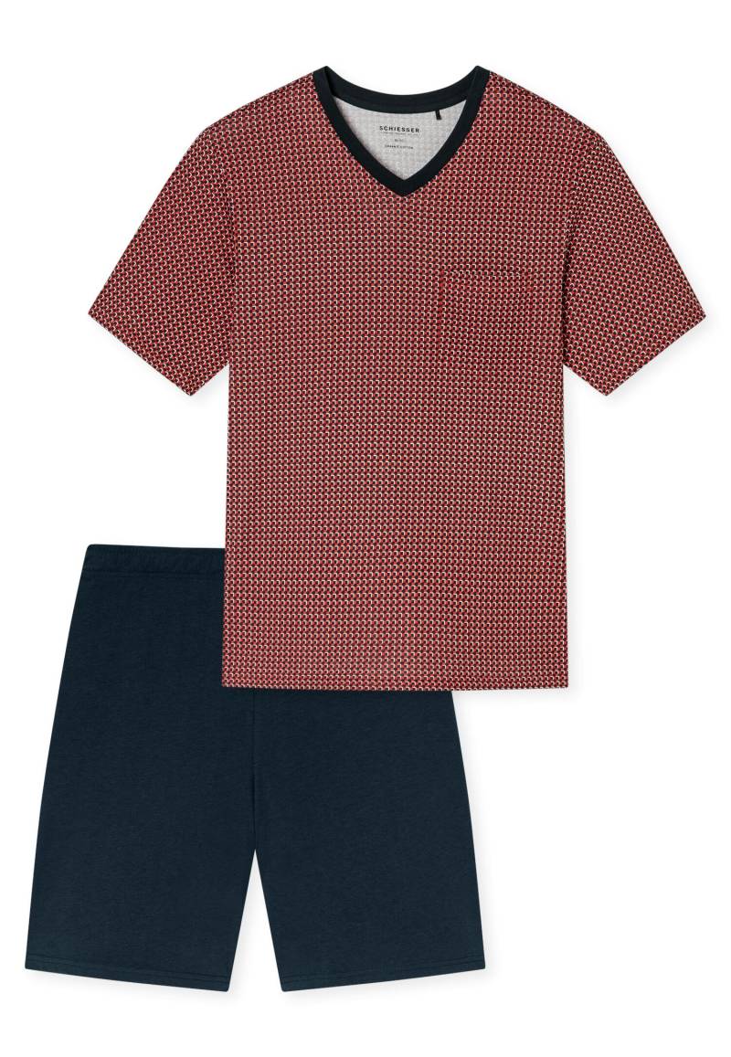 SCHIESSER - Schlafanzug kurz chilli rot - Gr. - 56 von SCHIESSER