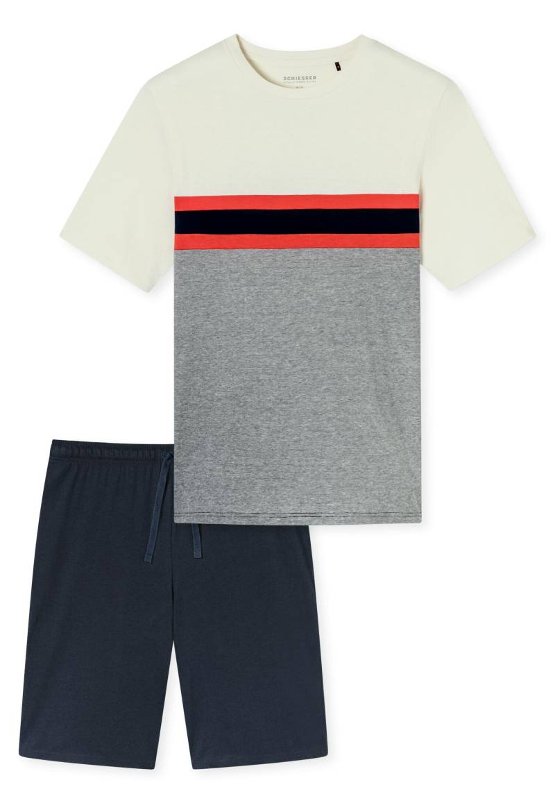 SCHIESSER - Schlafanzug kurz hellrot - Gr. - 54 von SCHIESSER