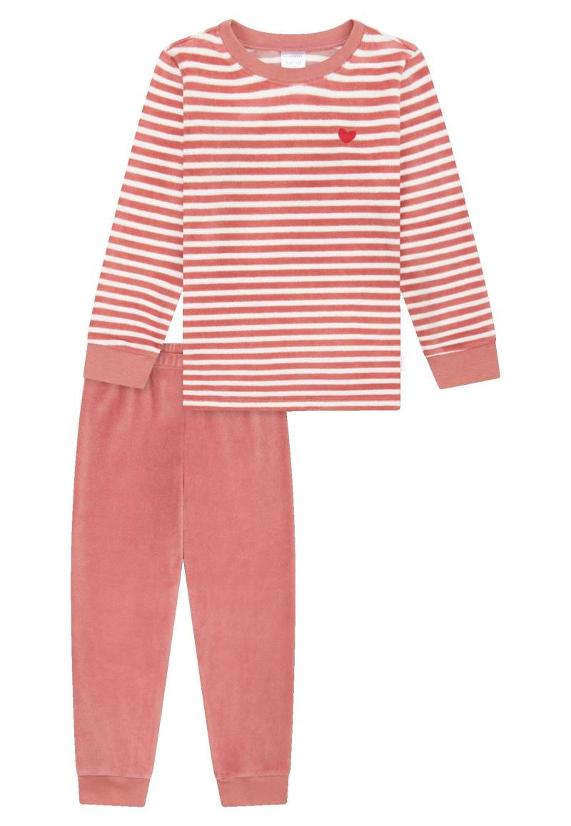 SCHIESSER - Schlafanzug lang altrosa - Gr. - 104 von SCHIESSER