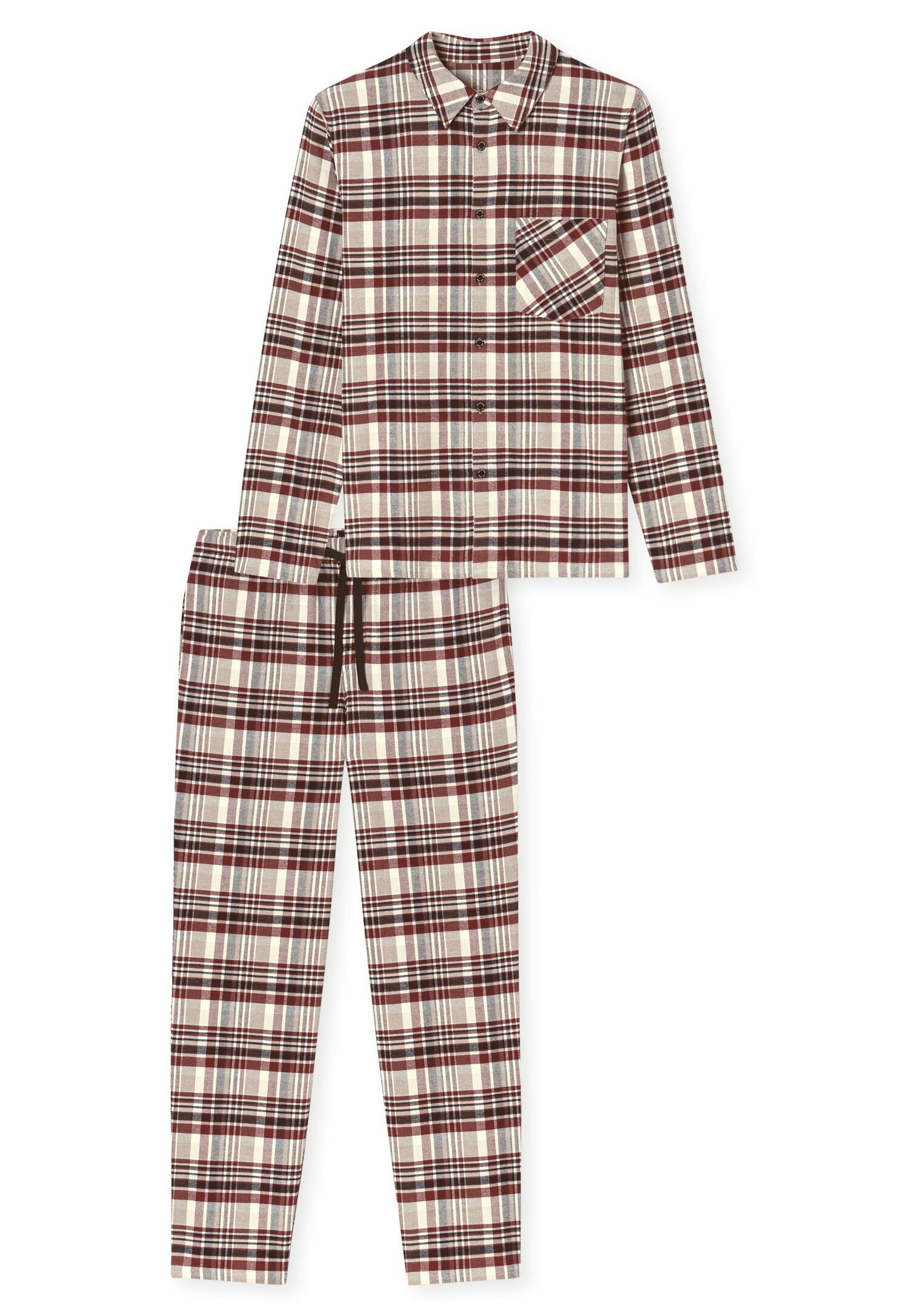 SCHIESSER - Schlafanzug lang multicolor 2 - Gr. - 56 von SCHIESSER