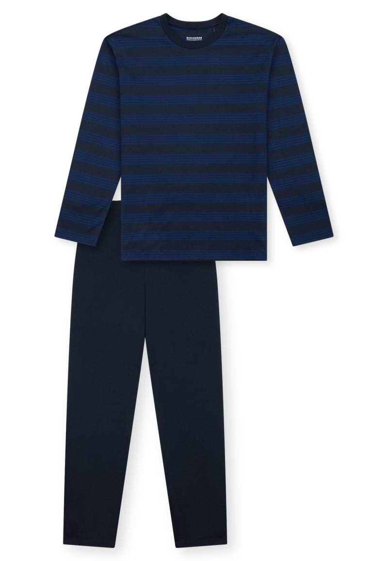 SCHIESSER - Schlafanzug lang nachtblau - Gr. - 152 von SCHIESSER