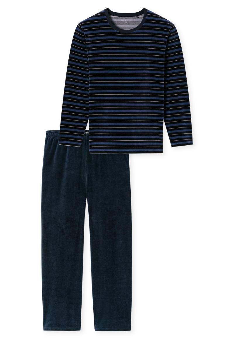 SCHIESSER - Schlafanzug lang nachtblau - Gr. - 50 von SCHIESSER