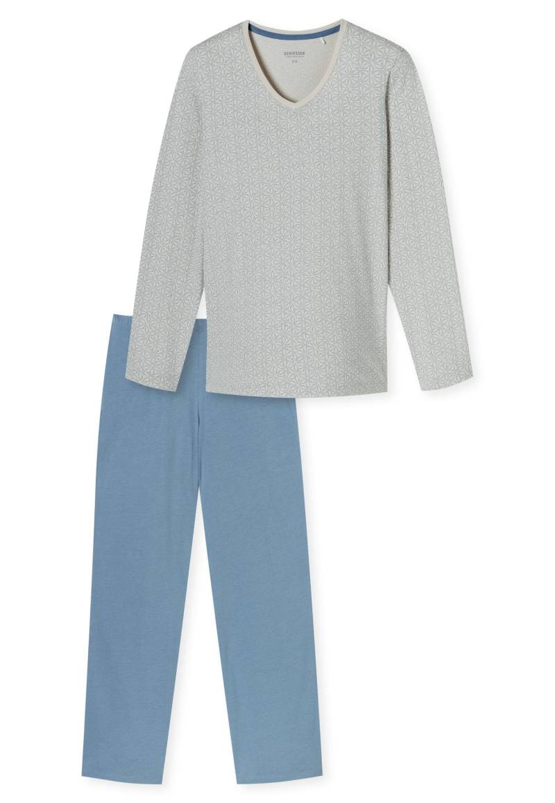 SCHIESSER - Schlafanzug lang sand - Gr. - 40 von SCHIESSER