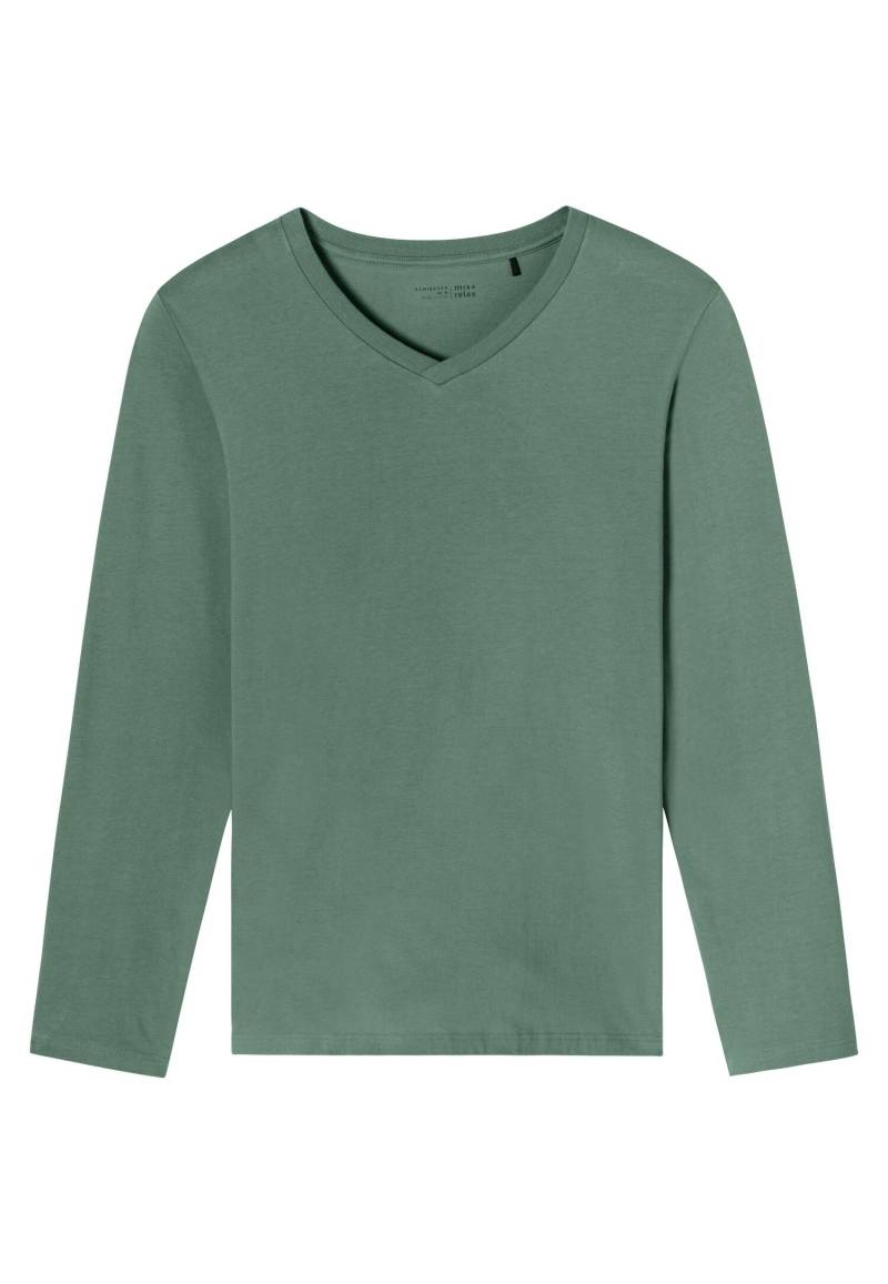 SCHIESSER - Shirt Langarm grün - Gr. - 52 von SCHIESSER