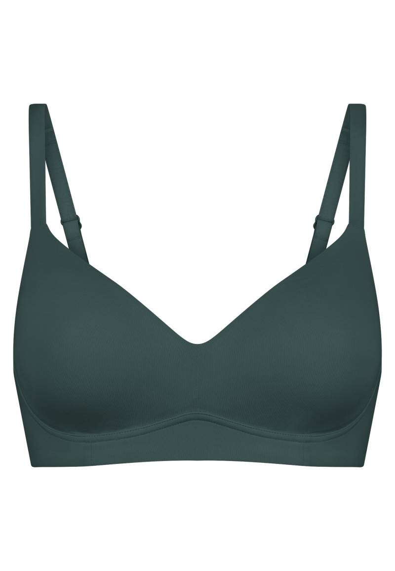 SCHIESSER - Soft BH mit Schale dunkelgrün - Gr. - 85A von SCHIESSER