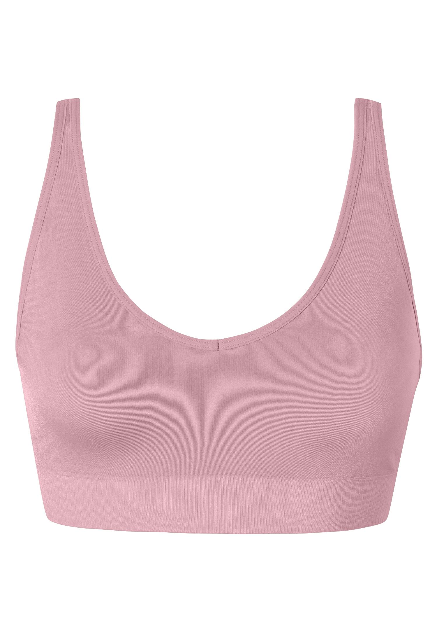 SCHIESSER - Soft BH mit herausn. Pads rosenholz - Gr. - XXL von SCHIESSER