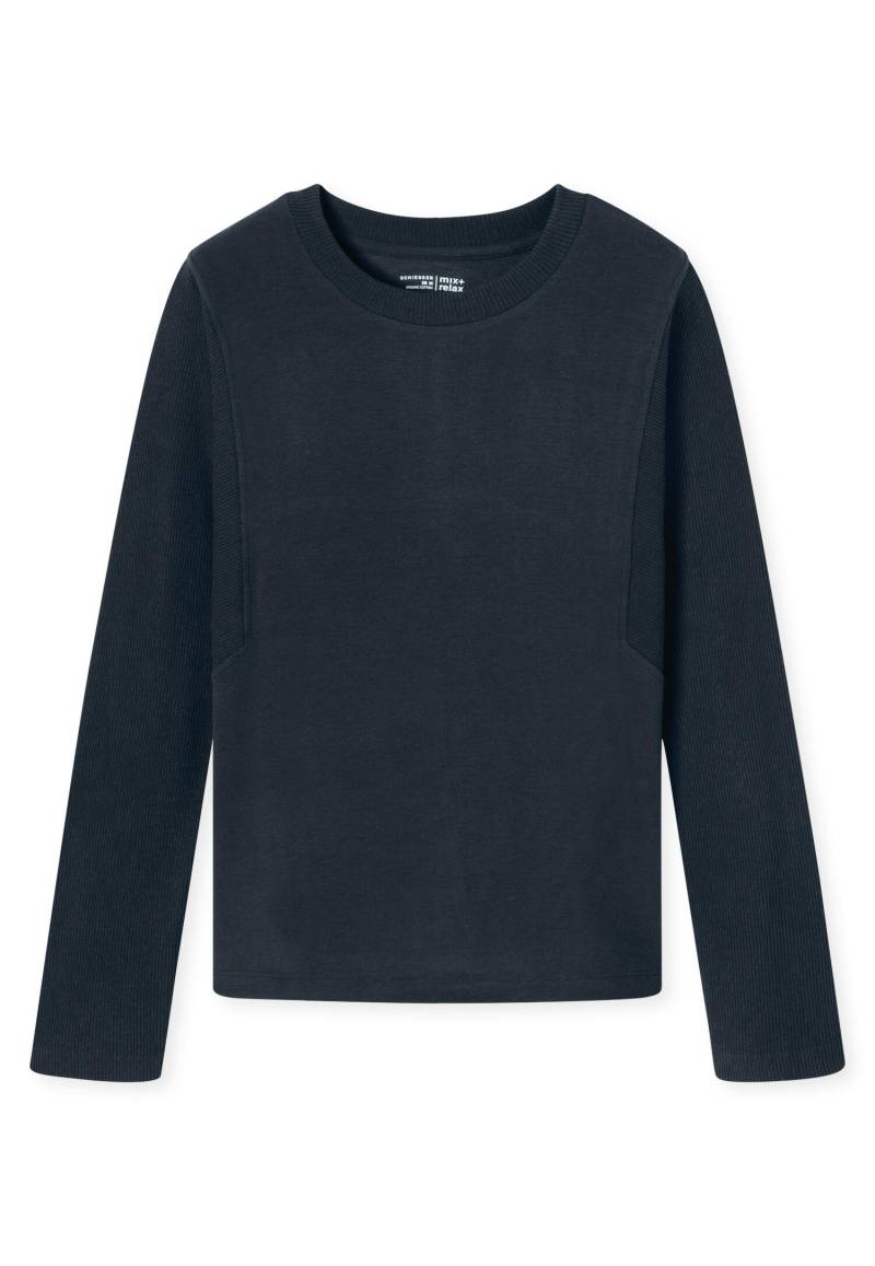 SCHIESSER - Sweatshirt nachtblau - Gr. - 40 von SCHIESSER