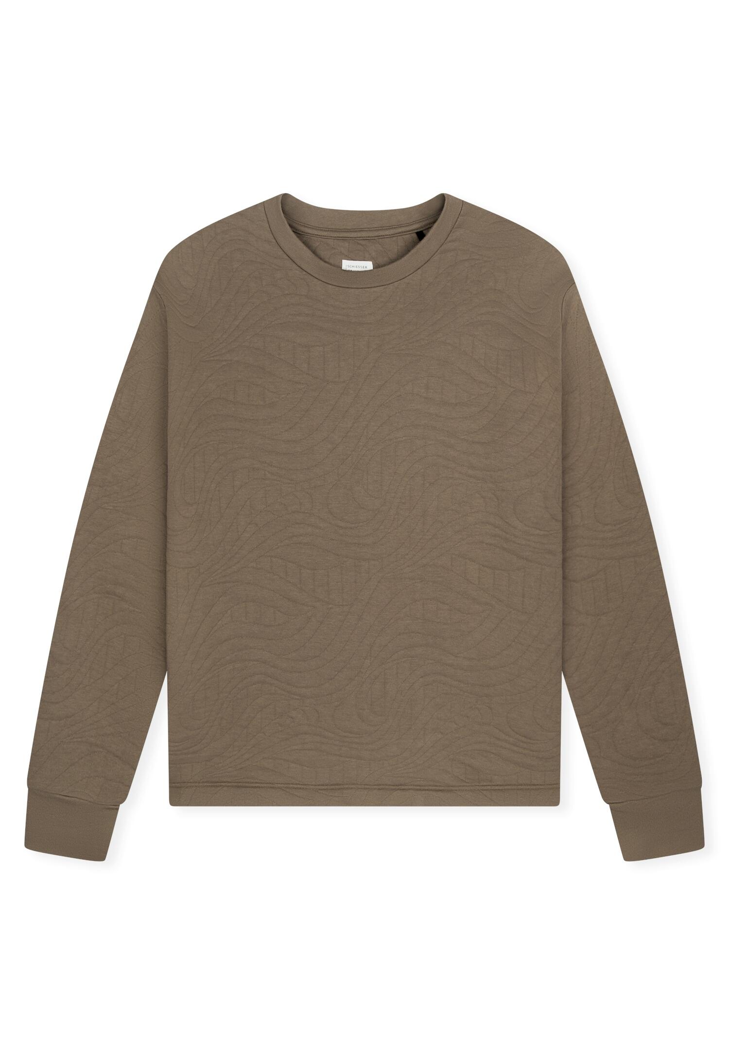 SCHIESSER - Sweatshirt nougat - Gr. - 46 von SCHIESSER