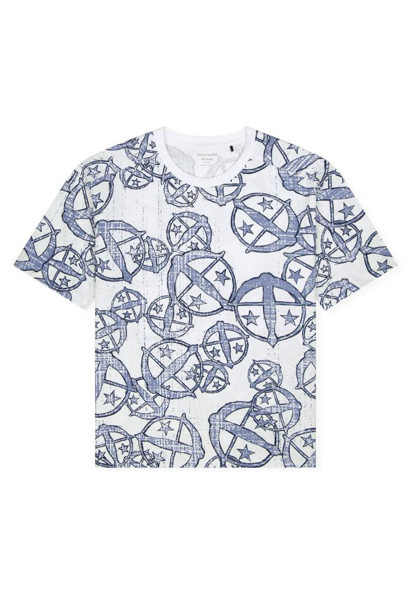 SCHIESSER - T-Shirt Rundhals multicolor 1 - Gr. - 52 von SCHIESSER