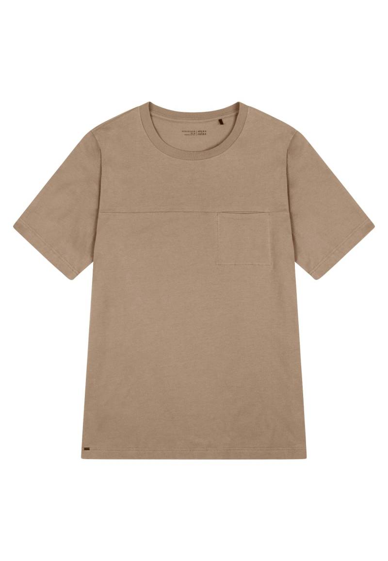 SCHIESSER - T-Shirt Rundhals nougat - Gr. - 56 von SCHIESSER
