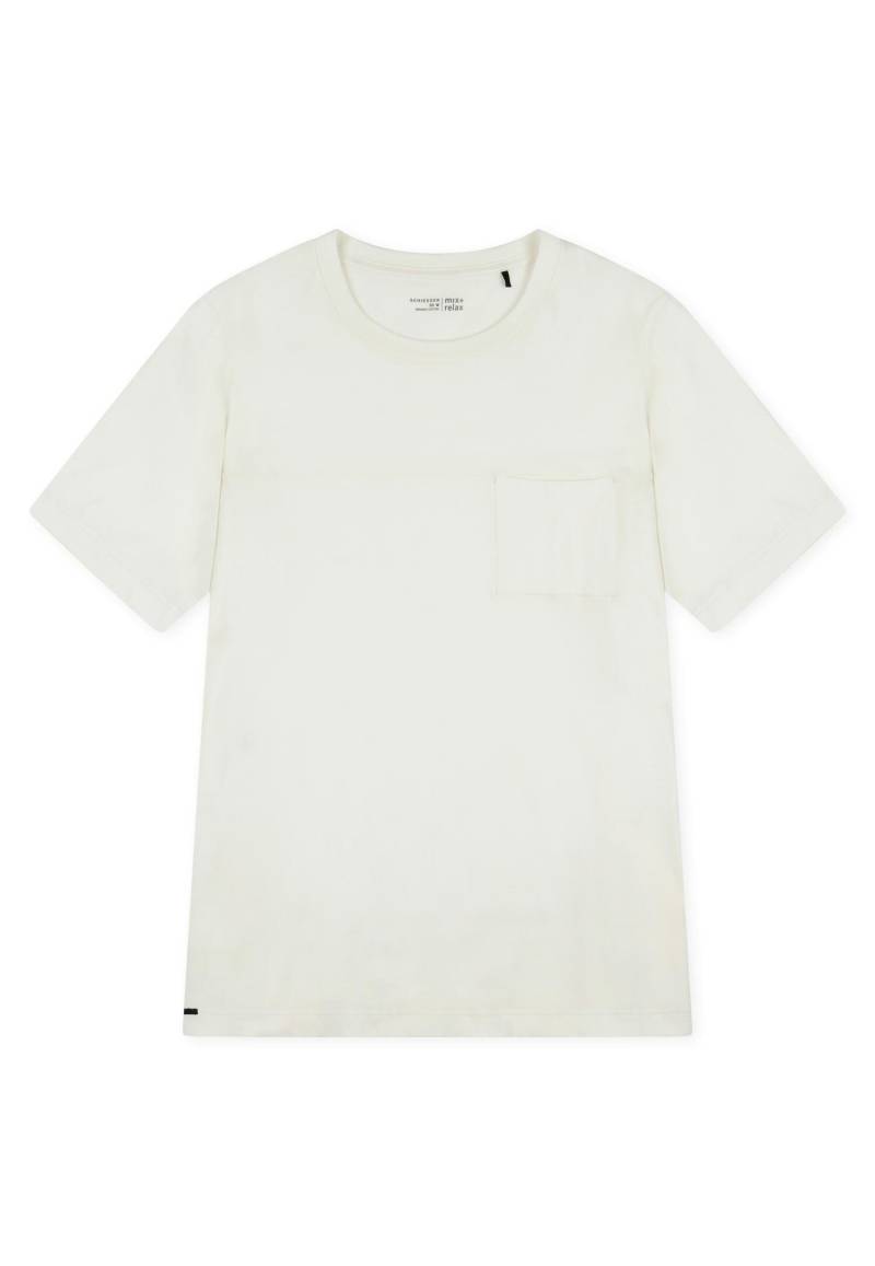 SCHIESSER - T-Shirt Rundhals off-white - Gr. - 50 von SCHIESSER