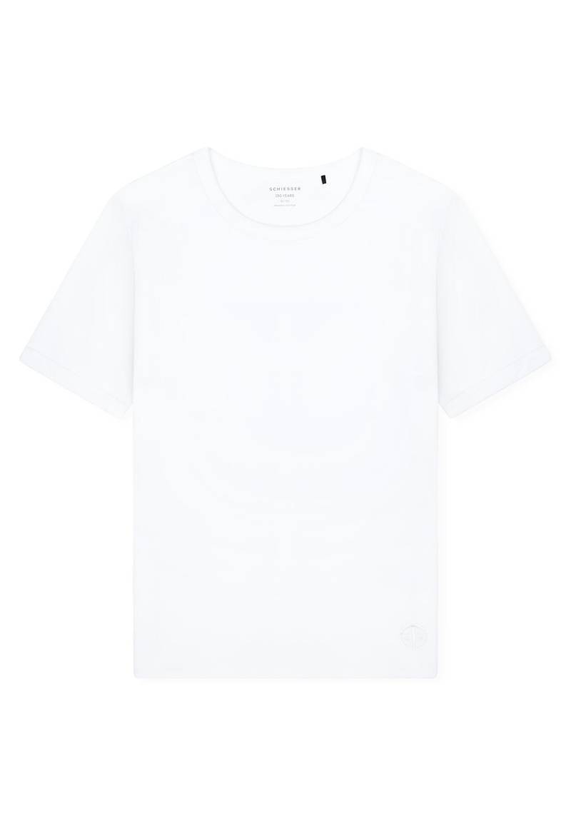 SCHIESSER - T-Shirt Rundhals weiss - Gr. - 54 von SCHIESSER