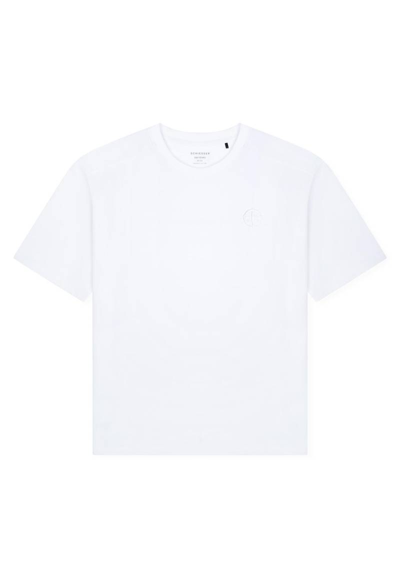 SCHIESSER - T-Shirt Rundhals weiss - Gr. - 56 von SCHIESSER
