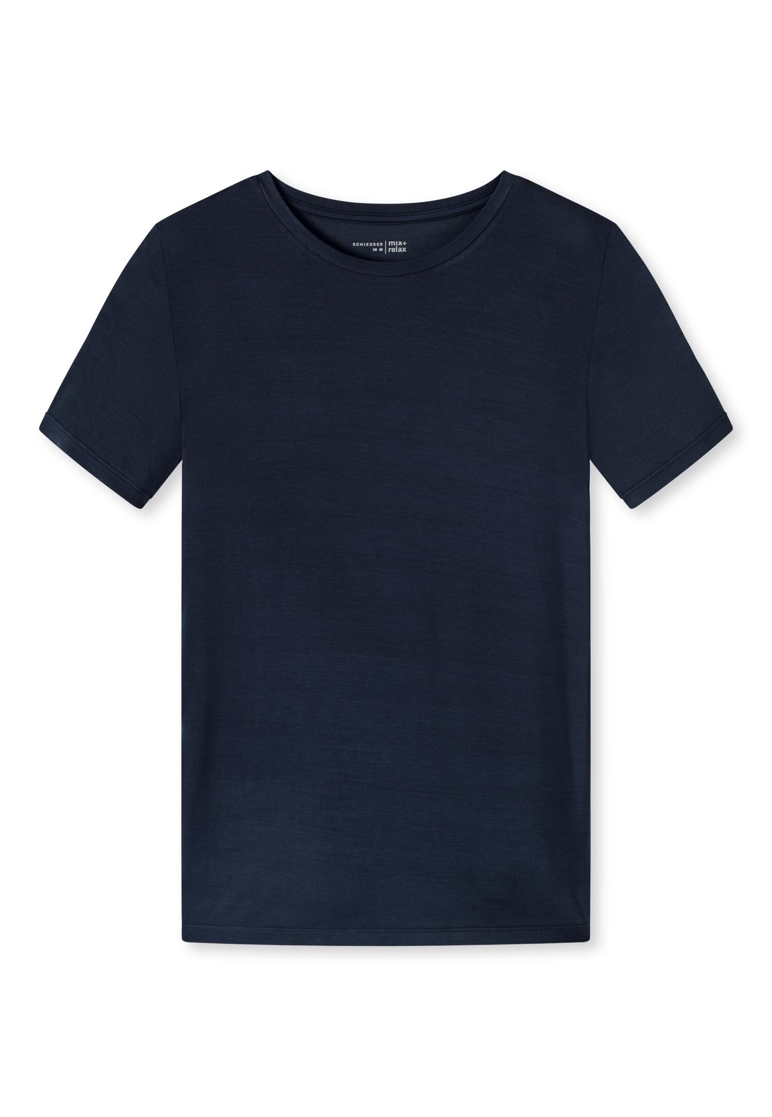 SCHIESSER - T-Shirt blau - Gr. - 36 von SCHIESSER