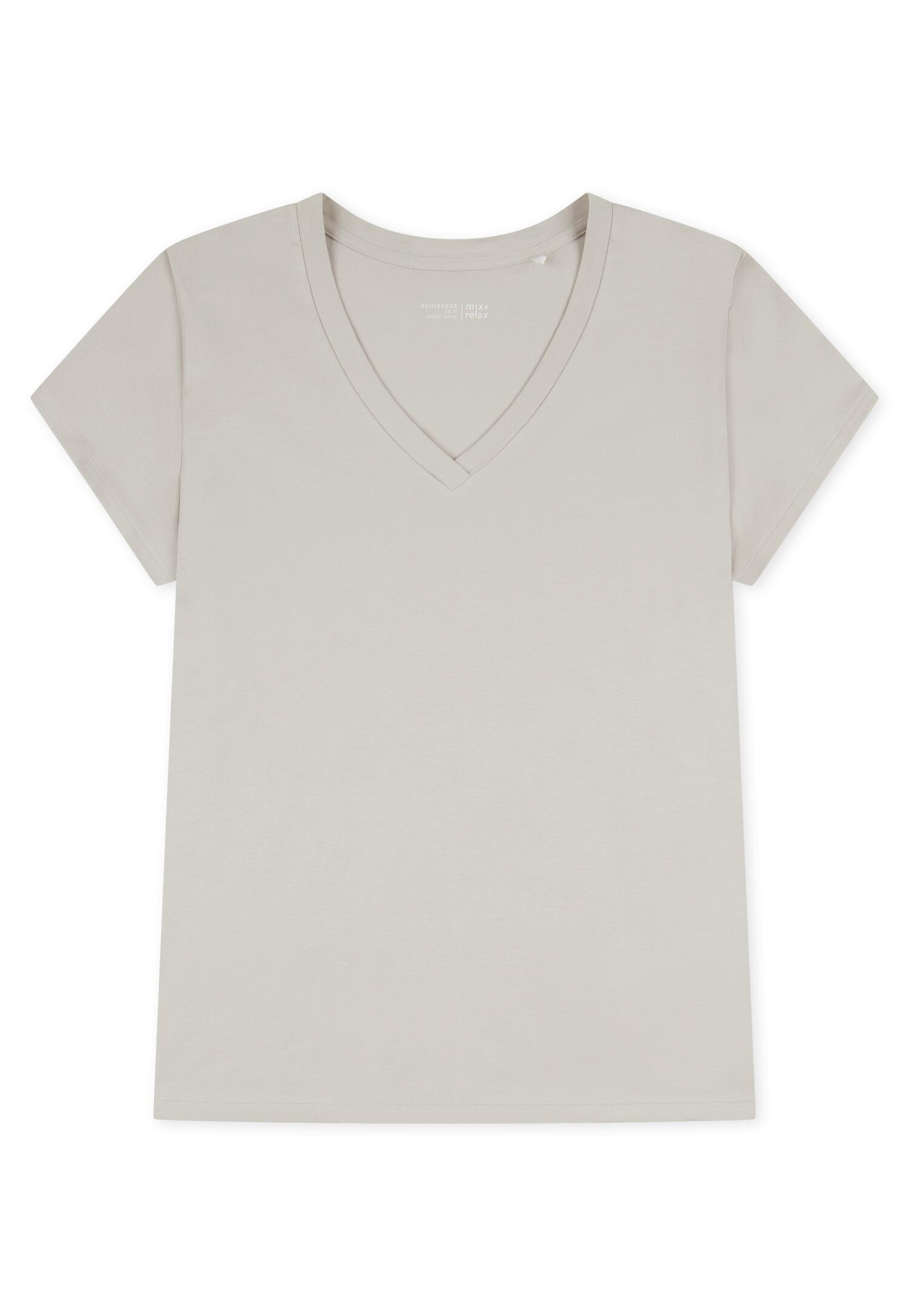 SCHIESSER - T-Shirt grau-jaspe - Gr. - 40 von SCHIESSER