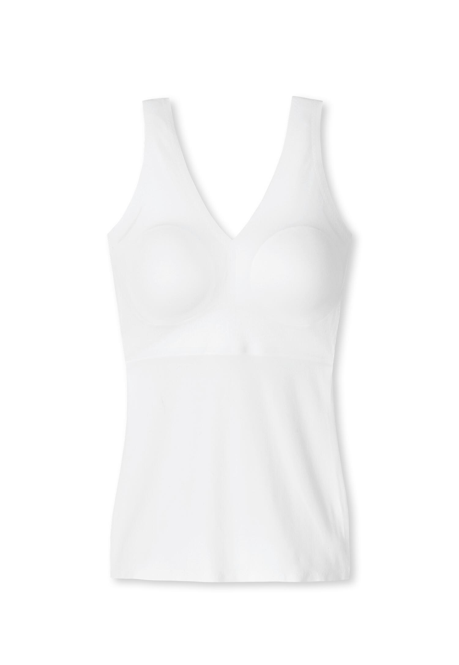 SCHIESSER - Top mit Pads weiss - Gr. - 36 von SCHIESSER